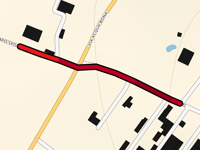 Via Cipponeri über Via Campo Sportivo