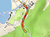 Via delle Collacchie desde Puntone di Scarlino