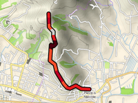 Via delle Pietre Cavate über Via dello Schiavo