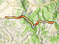 Via di Collalto von Asciano