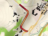 Via Fortezza Medicea von Calcinaia