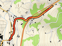 Via Lucchese von Ponte di Serravalle