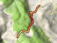 Via Montagna di Cetona vanuit Sarteano