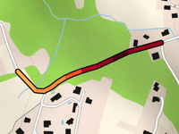 Via Montello da Gornate Olona