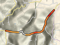 Via Montil Gallo von Savignano sul Rubicone