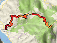 Via Prato von Cantalupo Ligure