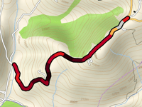 Via Raccone von Valle Baudana