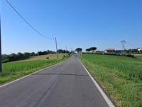 Via Santa Cristina depuis Case Pradese