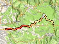 Vialavert von Castres über Lac du Merle