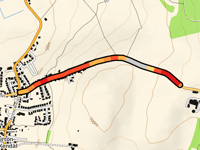 Vicarage Lane from Burton-in-Kendal