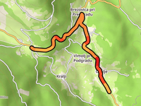 Videm da Zagozdac via Brezovica pri Predgradu