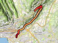 Vieille Route da Vevey via Chemin du Châtelard
