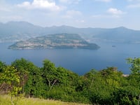 Colli di San Fermo da Vigolo from Tavernola Bergamasca