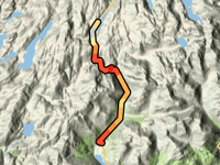 Vikafjellet von Myrkdalen