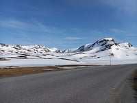 Vikafjellet von Viksøyri