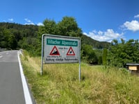 Villacher Alpenstrasse depuis Villach