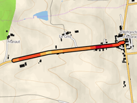 Route de Meilhan da Villefranche d'Astarac