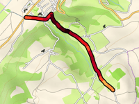 Chemin de Layat von Virieu-sur-Bourbe