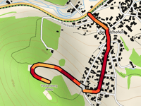 Vockenberg von Pertolzhofen über Siedlungsstrasse