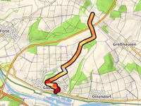 Vogelherd z Gädheim przez Eichelbergstrasse