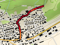 Vogelherdstrasse via Ausserbergstrasse