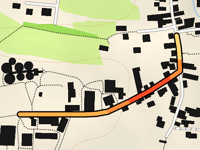 Vorstadtstrasse von Maroldsweisach