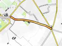 Vrouweneikstraat depuis Wortegem