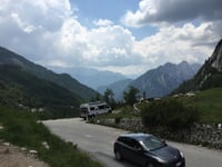 Vršič depuis Kranjska Gora