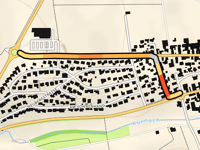 Wachtelberg przez Rosenweg