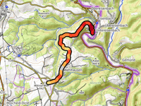 Wahlhausen from Untereisenbach via Um Ziebchen