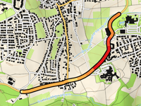 Waldenbucher Strasse von Bonlanden