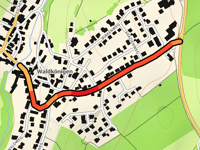 Waldköniger Strasse from Waldkönigen