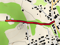 Waldstrasse von Illschwang