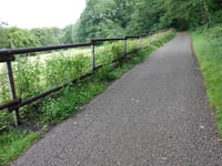 Waldstrasse von Pumpermühle