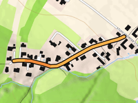 Waldstrasse desde Stuhlsdorf