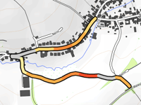 Walestraat von Nerm über Schoorbroekbeek