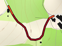 Wanngrabenweg von Grabersdorf