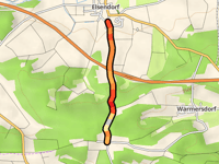 Warmersdorfer Höhe vanuit Elsendorf