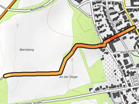 Warzberg über Finkenstrasse