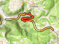 Wasserscheide Neckar-Donau da Gutenberg