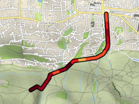 Weary Hill / Keighley Road from Ilkley