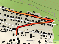 Weinbergstrasse z Rüdenau