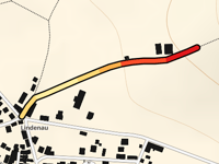 Weinsbergweg von Lindenau