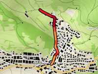 Welletenstrasse über Buhaldenstrasse