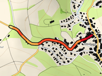 Wenslingerstrasse von Oltingen