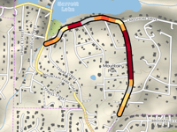 West Lake Drive from Rocky Creek