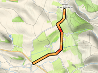 West Quantoxhead por Weacombe Lane