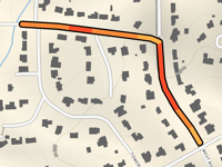 West Roxboro Road via Canter Road