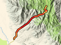 Westgard Pass von Big Pine