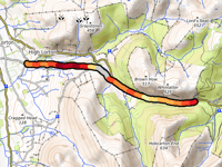 Whinlatter Pass da Fairfield via High Lorton